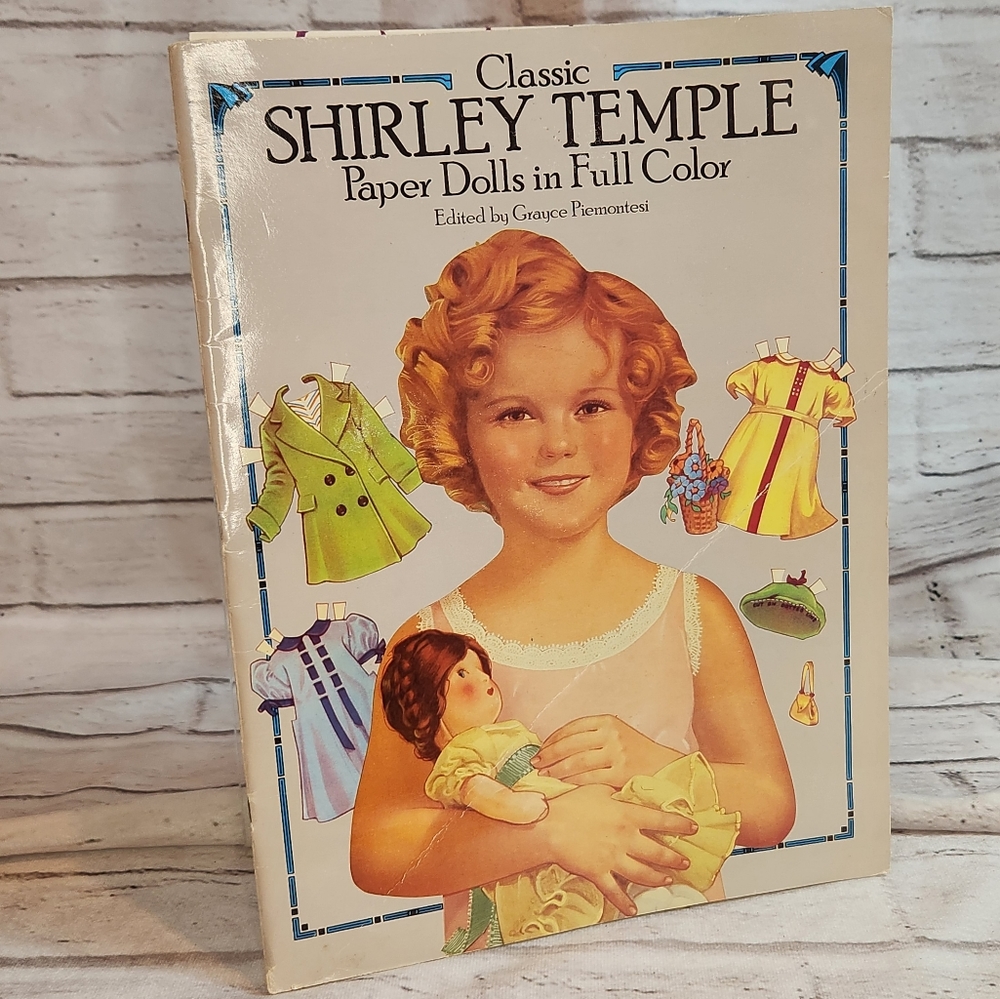 Classic 1986 Shirley Temple Paper Dolls
